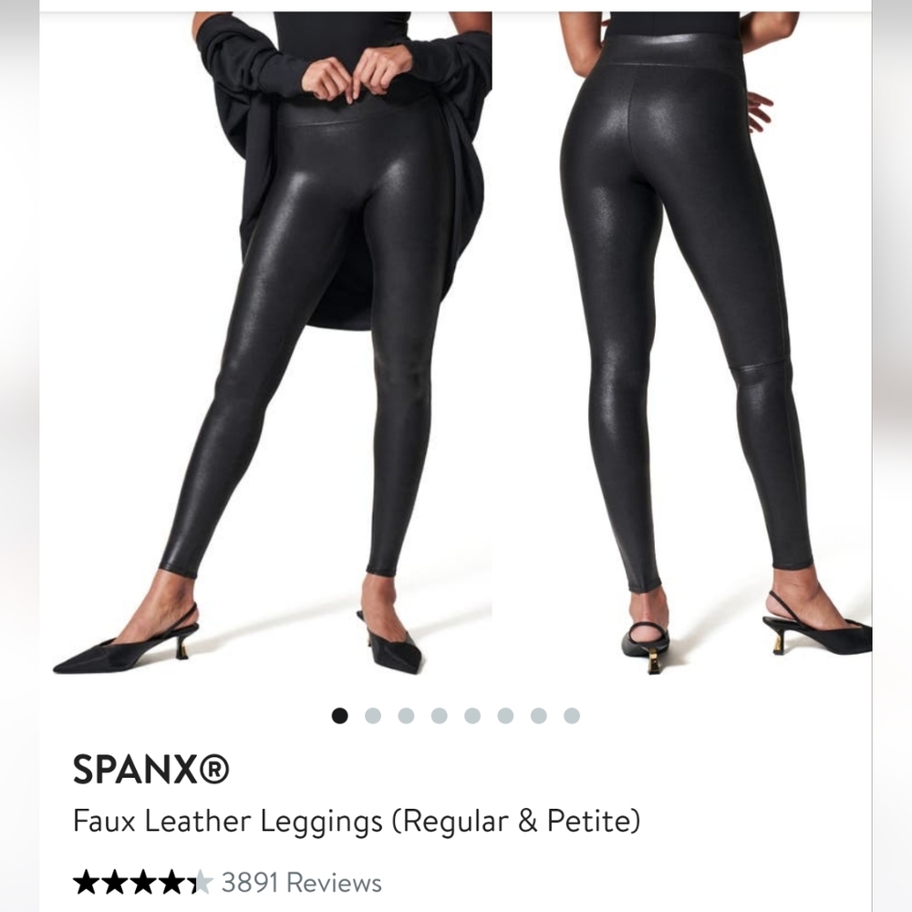 Spanx Faux Leather leggings